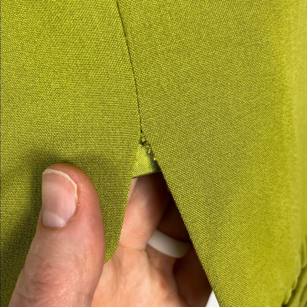 Light Olive Green Monroe and Main 2 Piece Suit with Lattice Trim - Picture 8 of 8